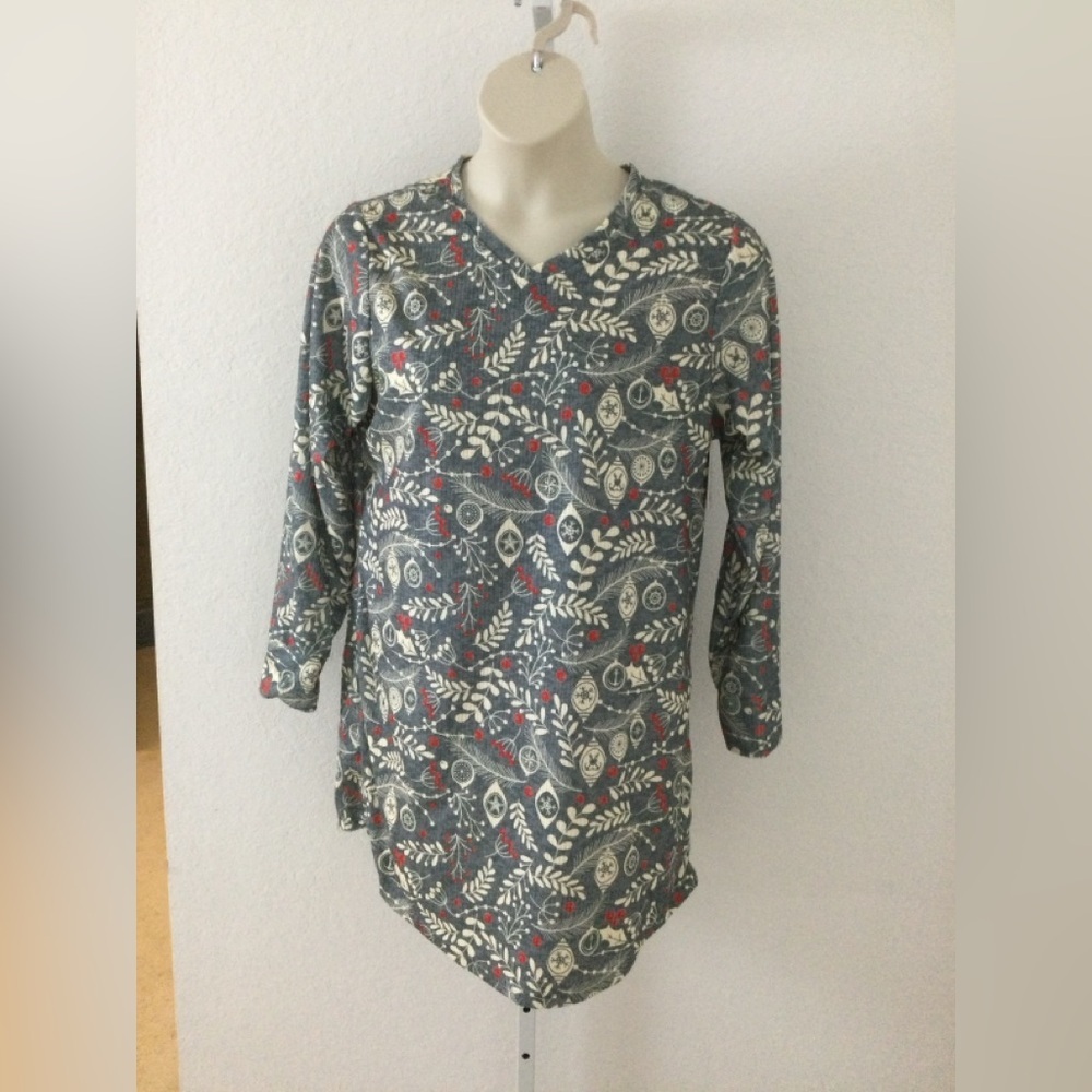 Comfort by Real Underwear Holiday ahoy night shirt Woman’s size medium